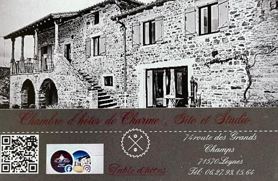 فندق Au Petit Bonheur Chez Bambina Leynes المظهر الخارجي الصورة